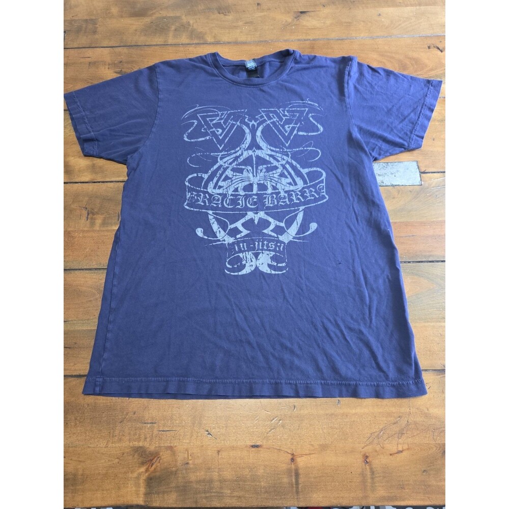 Gracie Barra Shirt Medium M Navy Blue Jiu Jitsu Alternative Vintage Soft Tee BJJ